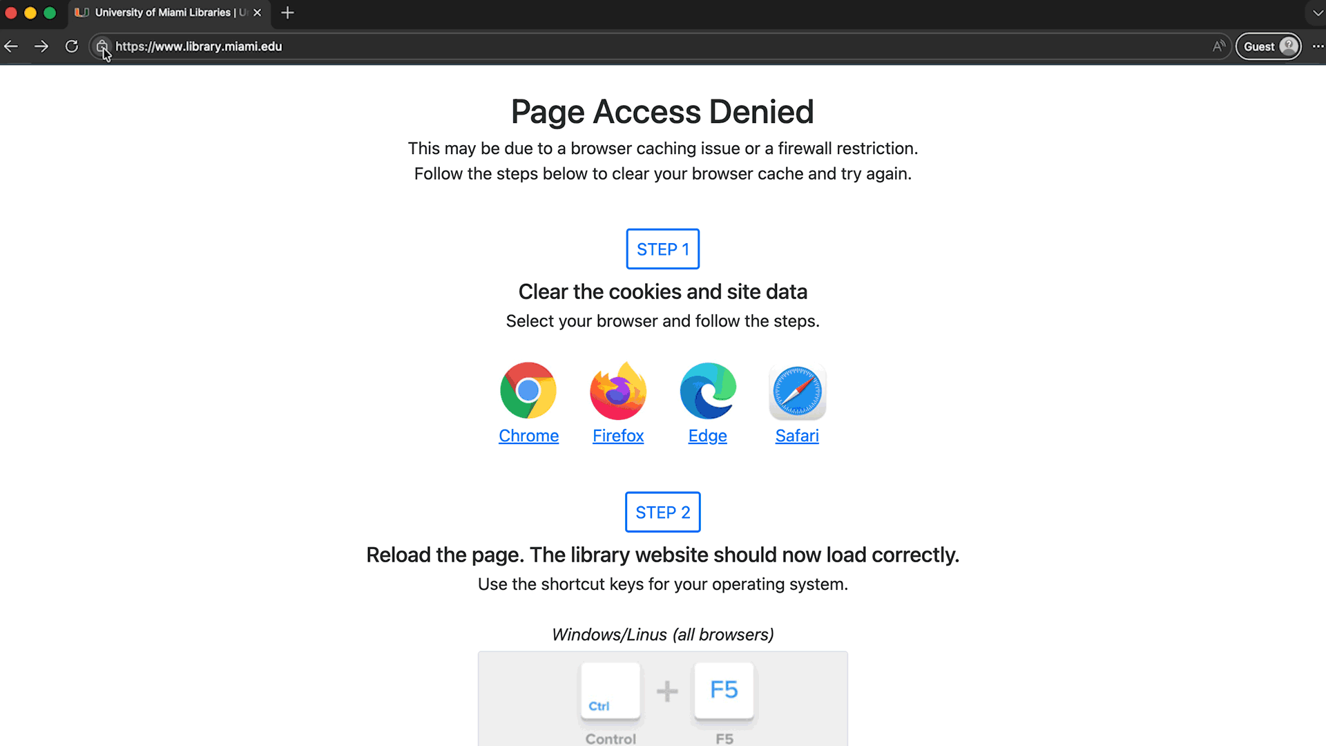 Edge clear site data sequence